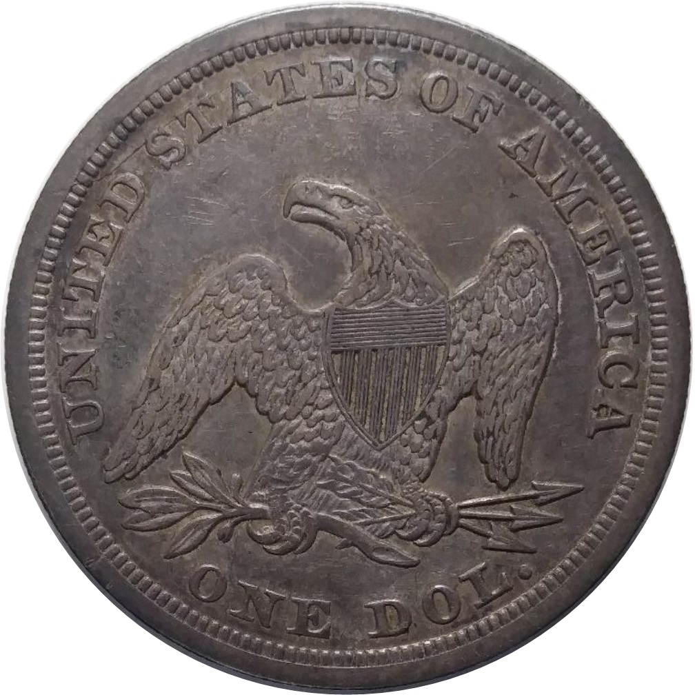 1846-Liberty-Seated-Dollar-Variety-Oc-1-Rarity1-2,300-Estimated-Survivors